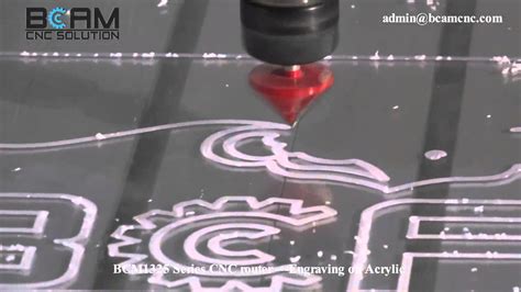 engraving acrylic with cnc router